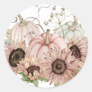 Adesivo Pumpkins e Sunflower