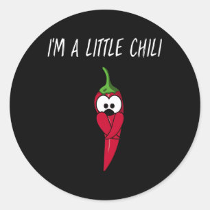 Adesivo Pun Eu Sou Um Pequeno Chili Para Pimenta