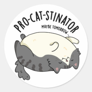 Adesivo Pun Gato Funny Fat Gato Pro-cat