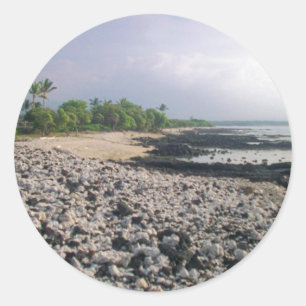 Adesivo Punalu "Sand Beach Hawaii Big Island"