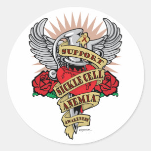 Adesivo Punhal da anemia da célula falciforme