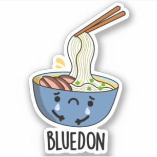 Adesivo Punho Azul-don Udon Engraçado