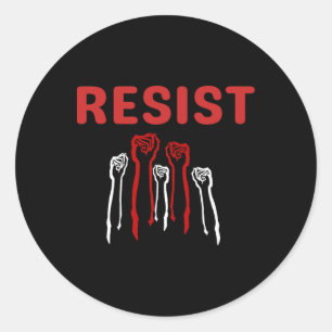 Adesivo Punho de Resistência Seja Parte da Resistência Ant