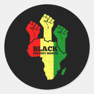 Adesivo Punho do Poder Negro Mês da História Negra America