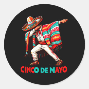 Adesivo Punho Mexicano Dabbing Poncho Cinco De Mayo Festa