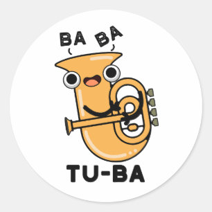 Adesivo Punições engraçadas de tuba Tu-ba 