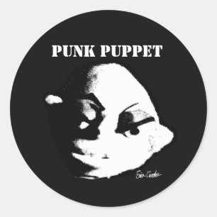 Adesivo Punk Puppet (design Erica Crooks)
