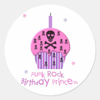 Adesivo Punk Rock Birthday Princess