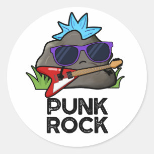 Adesivo Punk Rock Funny Music Pun