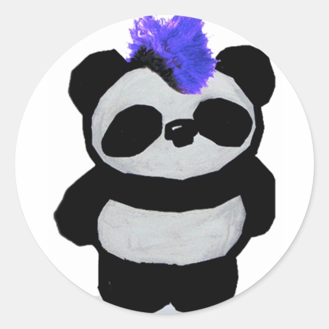Adesivo Punk Rock Panda (Frente)