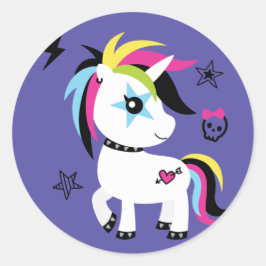 Adesivo Punk Rock Unicorn