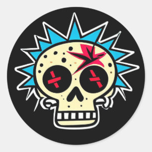 ADESIVO 'PUNK SKULL'