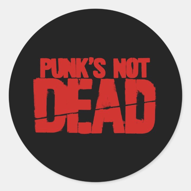 Adesivo Punks não Morto (Frente)