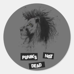 Adesivo punks não morto