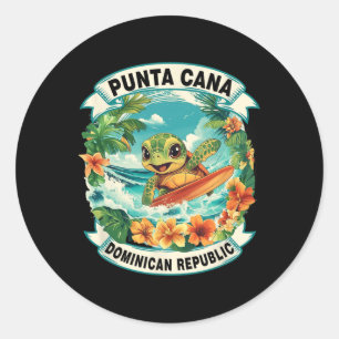 Adesivo Punta Cana República Dominicana Tartaruga Marinha 