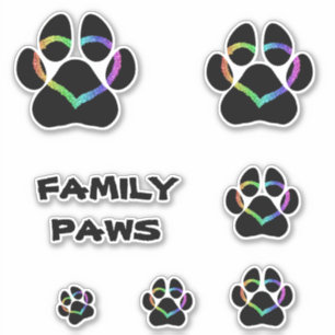 ADESIVO PUP DE PAWS DA FAMÍLIA