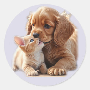 Adesivo Puppy e Kitten