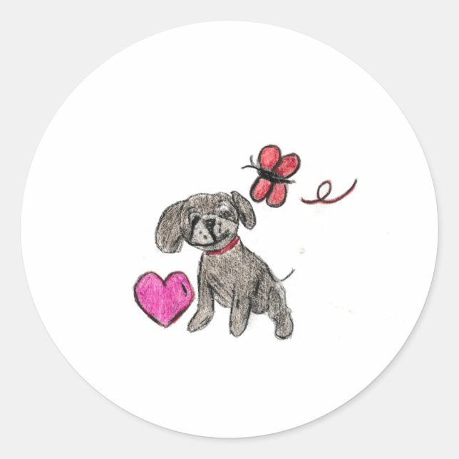 Adesivo Puppy Love (Frente)