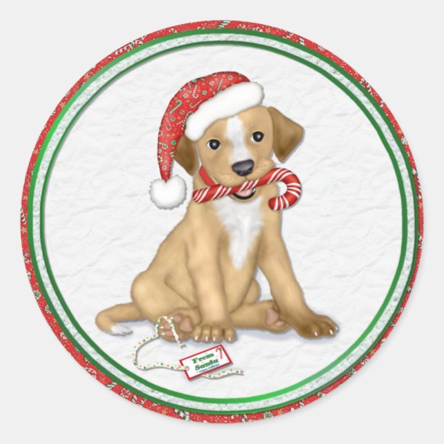 Adesivo Puppy Natal (Frente)