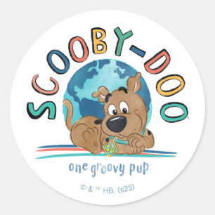 Adesivo Puppy Scooby-Doo "One Groovy Pup"