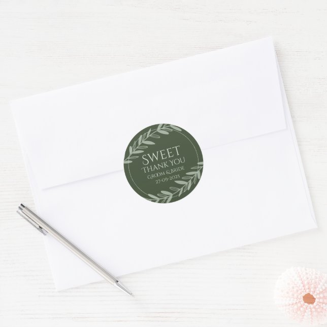 Adesivo Pura felicidade: Casamento de Daisy Flower (Envelope)
