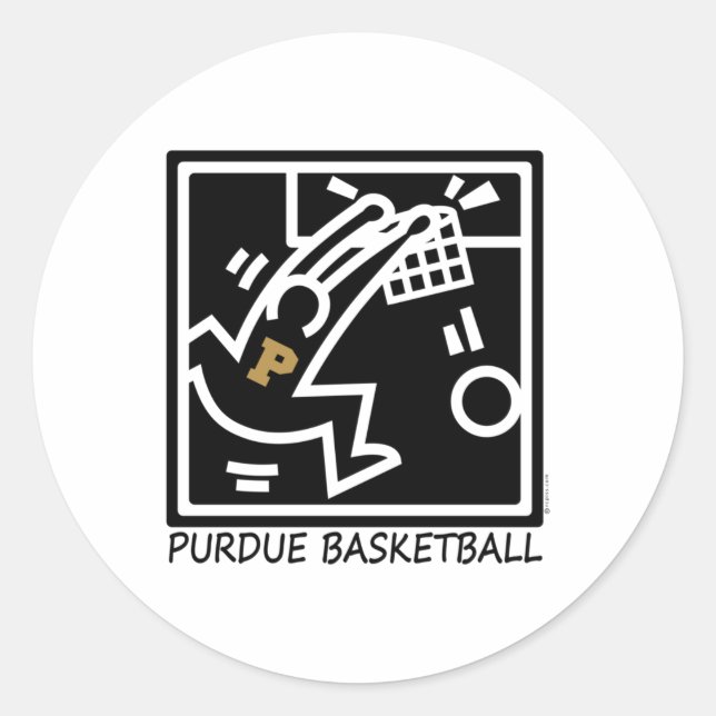 Adesivo Purdue Basball Dunk (Frente)