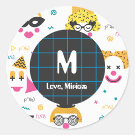 Adesivo Purim Sticker