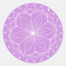 Adesivo Puro Lotus Flower Mandala