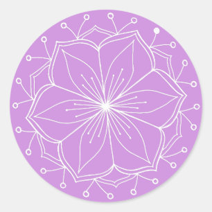 Adesivo Puro Lotus Flower Mandala