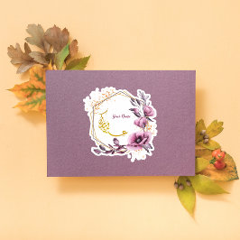 Adesivo Purple Floral Eid Mubarak