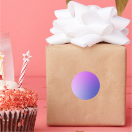 Adesivo Purple Gradient Circle Vignette Abstract Design