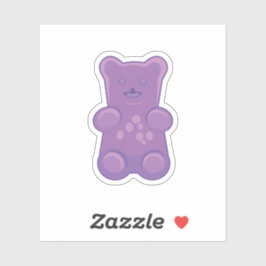 Adesivo purple gummy bear