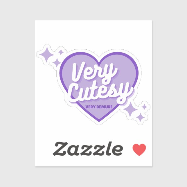 Adesivo Purple Muito Cutesy Muito Demura (Folha)