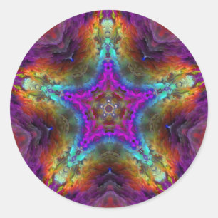 Adesivo Purple STAR Mandala
