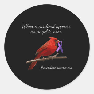 Adesivo Púrpura Cardeal Fita Sobredosagem Anjo
