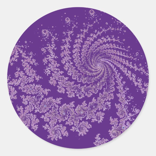 Adesivo Púrpura de espiral (Frente)