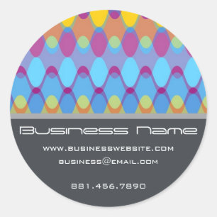 Adesivo Púrpura Groovy Zig Zag Onda Padrão Chevron