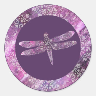 Adesivo Púrpura Patina: Dragonfly