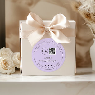 Adesivo Púrpura Personalizada Minimalista, Obrigado, Vinhe