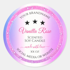 Adesivo Púrpura rosa com Rótulos de Embalagem de Produtos