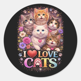 Adesivo Purrfect Little Hearts