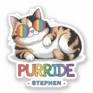 Adesivo Purride - Orgulho Gato Legal LGBTQ