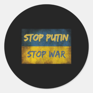 Adesivo Putin Para Parar A Primeira Guerra Na Ucrânia