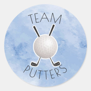 Adesivo Putters ou Pearls gênero revelam festa