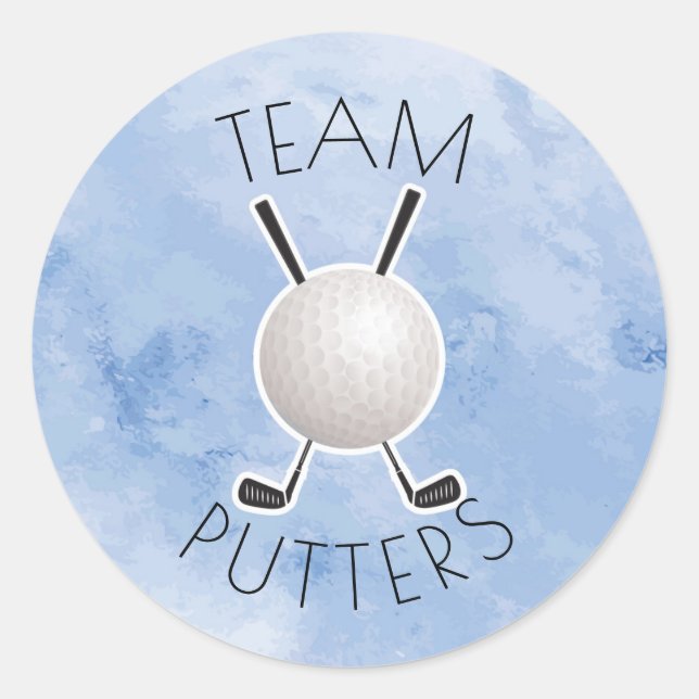 Adesivo Putters ou Pearls gênero revelam festa (Frente)