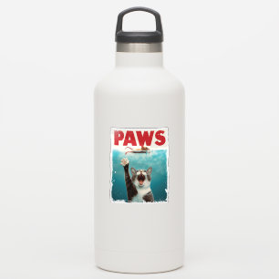 Adesivo PWS Cat Mouse Parody Do Poster De Filme De Tubarão