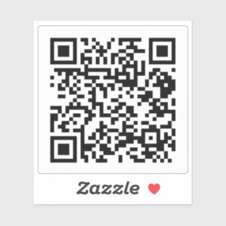 Adesivo qr code, qr, funny, meme, code, prank, the office,