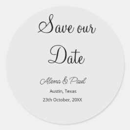 Adesivo QR Salve Nossa Data adicionar photoname data preto