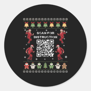 Adesivo Qr Trump Dance Code Presidente Verificar Instrução