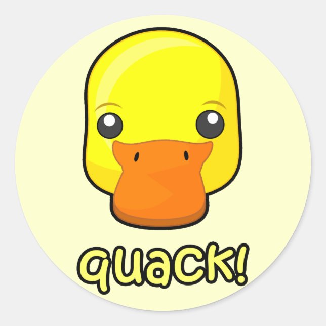 Adesivo Quack! Pato (Frente)